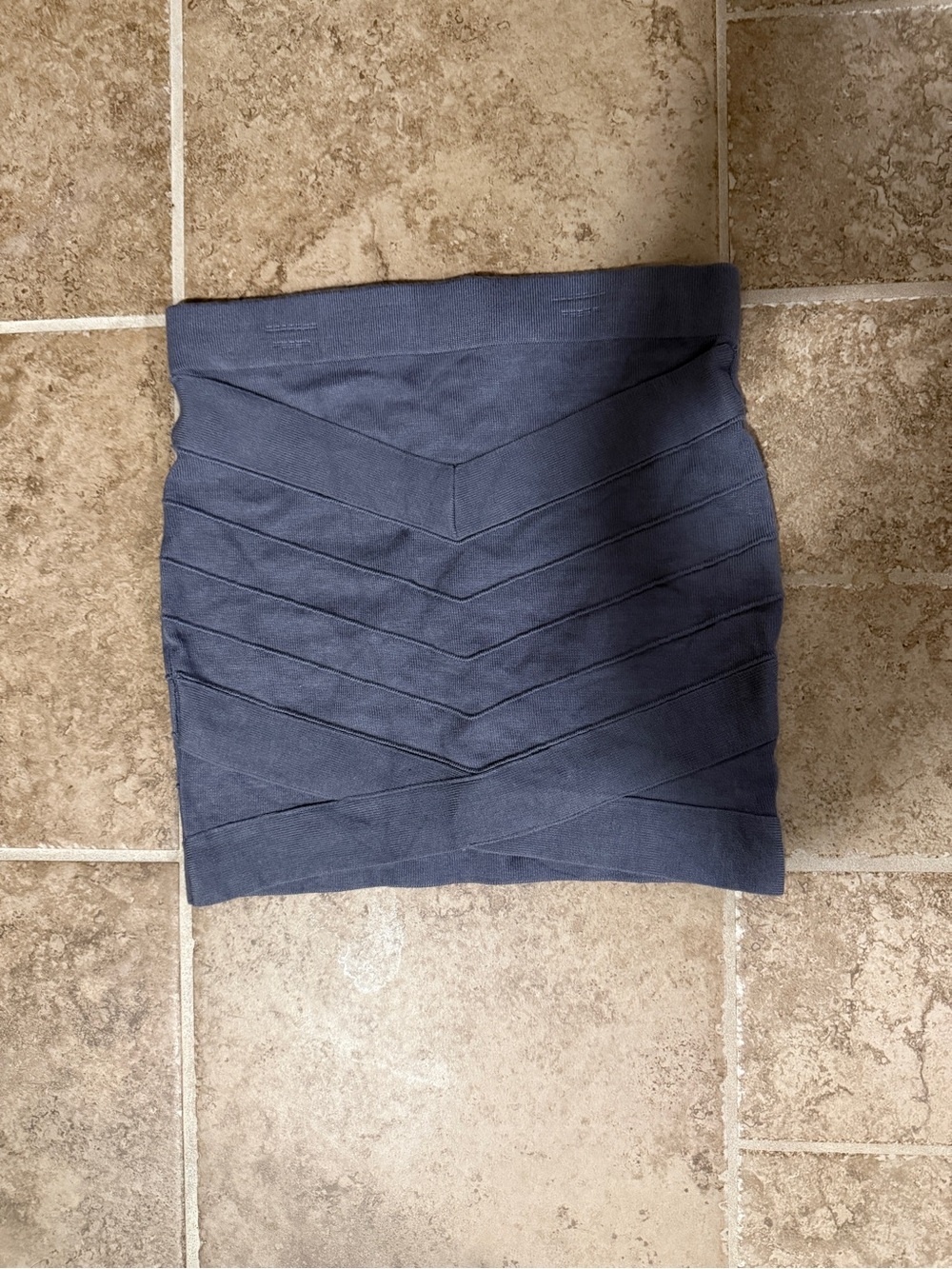 Chevron Bandage Mini Skirt